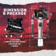 TITAN POST DRIVERS Titan PGD2875 3.25 In Barrel 1.3 HP Gas Powered Fence Post Driver Pole Pounder