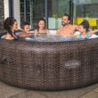 Bestway SaluSpa St Moritz AirJet Inflatable Hot Tub w/ EnergySense Cover