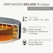 Intex 28439EP PureSpa Plus Greywood Inflatable Bubble Jet Spa 77 x 28 Inches