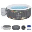 Bestway SaluSpa Aruba AirJet Inflatable Hot Tub with EnergySense Cover