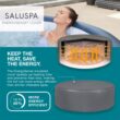 Bestway SaluSpa Milan AirJet Inflatable Hot Tub with EnergySense Cover