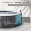 Intex PureSpa 140 Jet 4 -Person Inflatable Round Hot Tub (Cover Included)