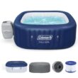 Coleman Atlantis AirJet Square Inflatable Hot Tub with EnergySense Cover