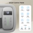 Elexnux 120 -Pint Large Room Dehumidifier For Basements , Bathrooms , Crawlspaces White