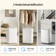 Elexnux 120 -Pint Large Room Dehumidifier For Basements , Bathrooms , Crawlspaces White