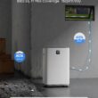 Elexnux 150 -Pint Large Room Dehumidifier For Basements , Bathrooms , Crawlspaces with Built-In Pump White