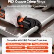 SUGIFT Cordless Mini Press Tool 18V Pipe Crimping Tool