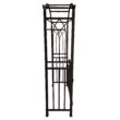 Oakland Living 4.92-ft W x 7.15-ft H Arched Bronze Extruded aluminum Garden Arbor