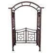 Oakland Living 4.92-ft W x 7.15-ft H Arched Bronze Extruded aluminum Garden Arbor