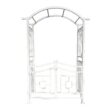 Oakland Living 4.92-ft W x 7.15-ft H Arched White Extruded aluminum Garden Arbor