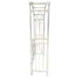Oakland Living 4.92-ft W x 7.15-ft H Arched White Extruded aluminum Garden Arbor