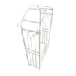 Oakland Living 4.92-ft W x 7.15-ft H Arched White Extruded aluminum Garden Arbor