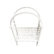 Oakland Living 4.27-ft W x 6.82-ft H Arched White Extruded aluminum Garden Arbor