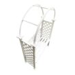 Oakland Living 4.27-ft W x 6.82-ft H Arched White Extruded aluminum Garden Arbor