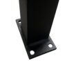 Oakland Living 4.27-ft W x 6.82-ft H Arched Black Extruded aluminum Garden Arbor