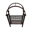 Oakland Living 4.27-ft W x 6.82-ft H Arched Bronze Extruded aluminum Garden Arbor