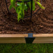 Vita 60.5-cu ft 72-in W x 72-in L x 22-in H Golden Brown Cedar Raised Garden Bed