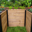 Vita 60.5-cu ft 72-in W x 72-in L x 22-in H Golden Brown Cedar Raised Garden Bed