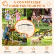 PawHut Outdoor Dog Kennel 15x15x7.5 FT Galvanized Steel&ZeroWidthSpace;