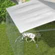 PawHut Outdoor Dog Kennel 13x13x7.5 Galvanized Steel&ZeroWidthSpace;