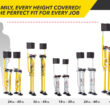 ToolPro 24-in to 40-in Magnesium Drywall stilts