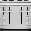 KitchenAid 4 Slice Toaster, KMT4109SX, Brushed Stainless Steel
