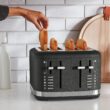 KitchenAid 4 Slice Toaster, KMT4109BK, Cast Iron Black