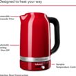 KitchenAid 1.7 Liter Electric Kettle, KEK1701, Empire Red