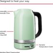 KitchenAid 1.7 Liter Electric Kettle, KEK1701, Pistachio