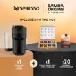 Nespresso Vertuo Pop+ Coffee and Espresso Maker by De'Longhi, Samra Origins by The Weeknd Vertuo Buna Yellow