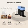 Nespresso Vertuo Pop+ Coffee and Espresso Machine by De'Longhi, Pacific Blue