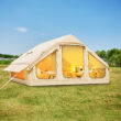 Esazn Inflatable Camping Tents Polyester 6 -Person Tent