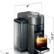 Nespresso Vertuo Coffee and Espresso Maker by De'Longhi, Titan