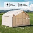 Esazn 4-6 People Inflatable Camping Tents Polyester 6 -Person Tent