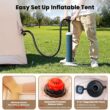 Esazn 4-6 People Inflatable Camping Tents Polyester 6 -Person Tent
