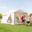 Esazn 6-8 People Inflatable Camping Tents Polyester 6 -Person Tent