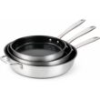 alva Maestro 5-Ply Stainless Steel Nonstick Frying Pan 3-Piece Set (8-in 9.5-in 11-in)