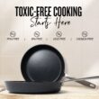 alva Maestro 3-Piece Ceramic Nonstick Cookware Set - 3.5qt Saute Pan and 11-inch Frying Pan