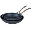 alva Artist Blue Carbon Steel Frying Pan Set - 9.5-in and 11-in