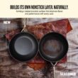 alva Artist Blue Carbon Steel Frying Pan Set - 9.5-in and 11-in