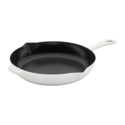 STAUB Cast Iron 10-inch Fry Pan - White