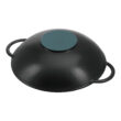 STAUB Cast Iron 6-qt Wok - Matte Black