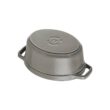 STAUB Cast Iron 1-qt Pig Cocotte - Graphite Grey