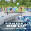 Bestway Steel Pro MAX 14 Feetx48 Inches Round Above Ground Swimming Pool with Pump and Cover