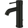 GROHE Essence Starlight Chrome Single Hole 1-Handle WaterSense Bathroom Sink Faucet with Drain