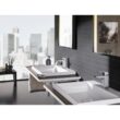 GROHE Eurocube Starlight Chrome Single Hole 1-Handle WaterSense Bathroom Sink Faucet with Drain