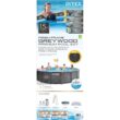 Intex 15-ft x 15-ft x 48-in Metal frame Round Above-Ground Pool with Filter Pump with Ground Cloth with Pool Cover with Ladder
