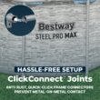 Bestway Power Steel Swim Vista 14ft x 8ft2in x 39.5in Above Ground Swimming Pool Set
