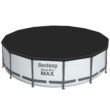 Bestway Multicolor LED Waterfall and 14 Feetx48 Inches Round Above Ground Swimming Pool Set