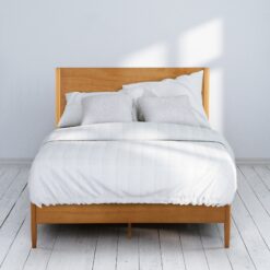 Zinus Full Wood grain Wood Platform Bed with Headboard